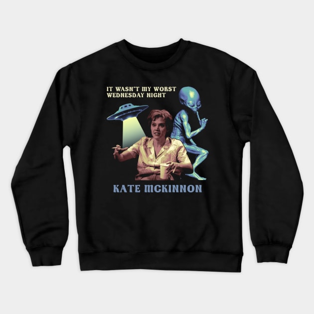 Kate McKinnon Alien Crewneck Sweatshirt by demarsi anarsak